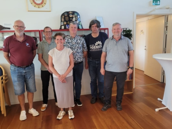 Motorhistorisk Samråd mødtes med de afgående og den kommende nye på posten, ved et møde på Sommers Automobile Museum i Nærum.