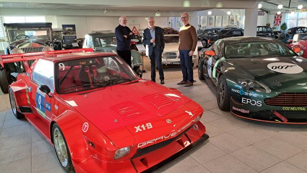 En rundvisning på Sommers Museum er altid en god start på en samtale. Formand Steen Rode-Møller og bestyrelsesmedlem Christian Vegger Therkelsen ledte Kenneth Fredslund Petersen (DD) rundt i museet