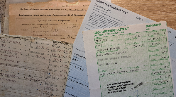 Nu er det blevet nemmere at bevare de historiske dokumenter, med en ny blanket fra Motorstyrelsen