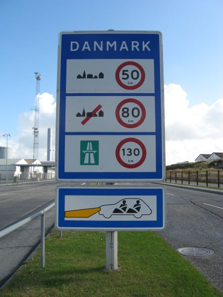 Hastighedsangivelser i Danmark