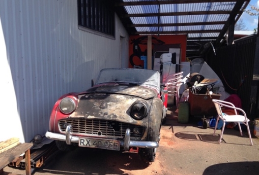 Historien om denne TR3 er et eksempel på hvordan reglerne var tidligere, i forbindelse med totalskade