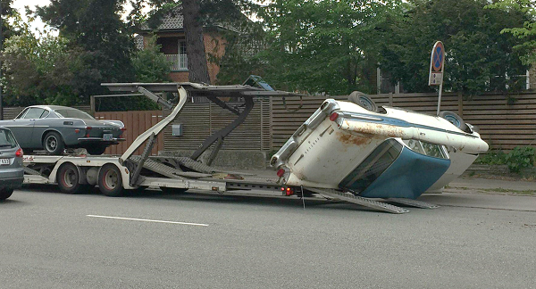 Transport af en ikke indregistreret bil, kan blive endog meget dyr, hvis man ikke har forsikringen på plads inden