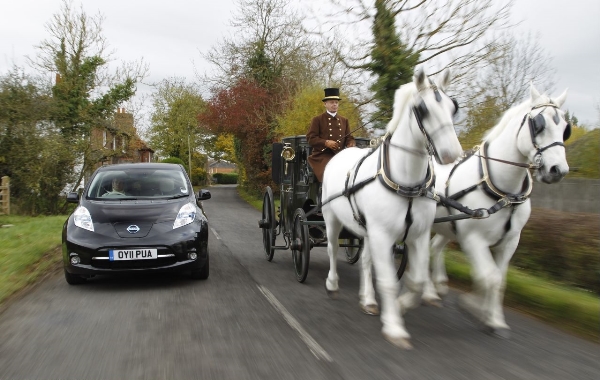 	Formand Steen Rode-Møller gør sig her lidt tanker om den nærmeste fremtid, der inkluderer både elbiler og hestevogne.